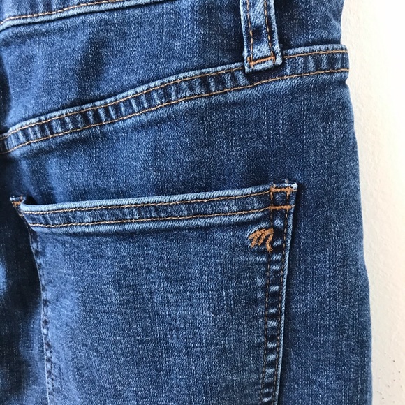 Madewell denim raw hem jean skirt - Picture 6 of 10